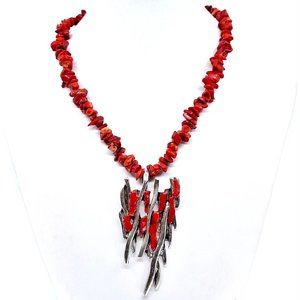 Handmade Coral Necklace